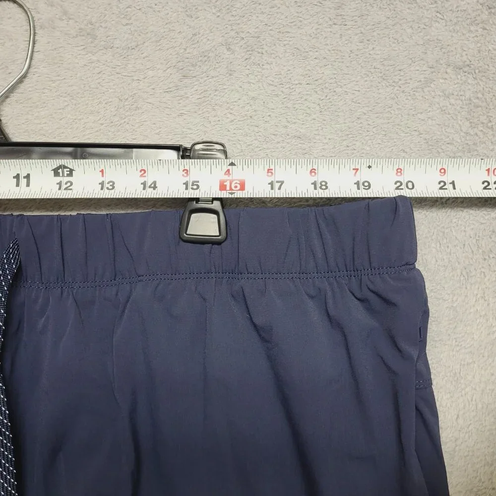 Fabletics Fundamental Short Mens 2X Blue Lined Athletic Wear Pull On Stretch Gym